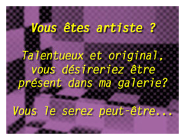 CONTACT ARTISTE